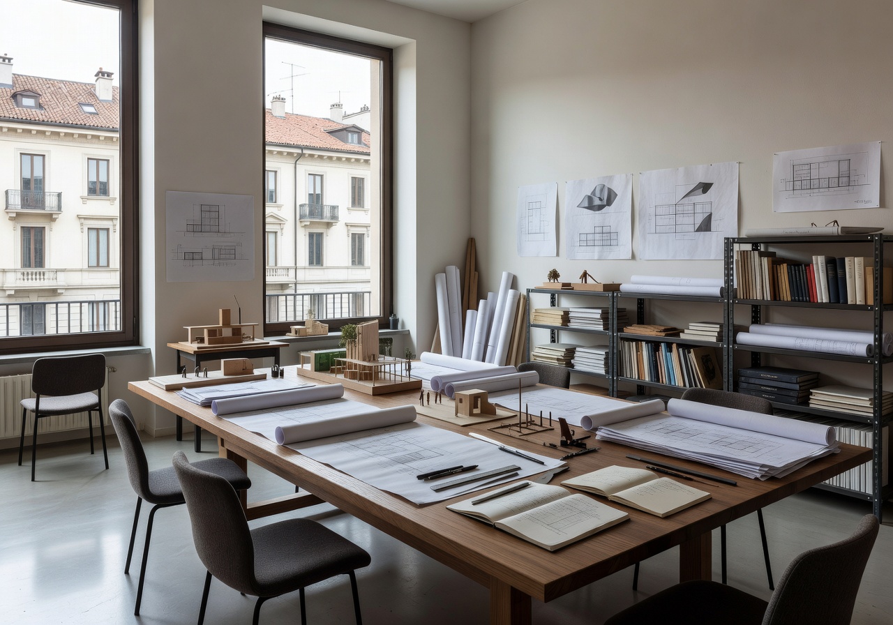 Joincrewviw Milan architecture studio interior