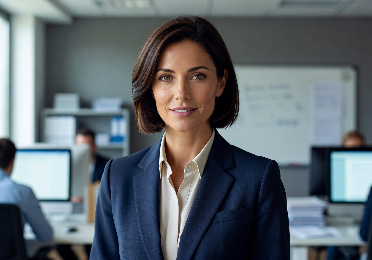 Portrait of Giulia Moretti, project manager
