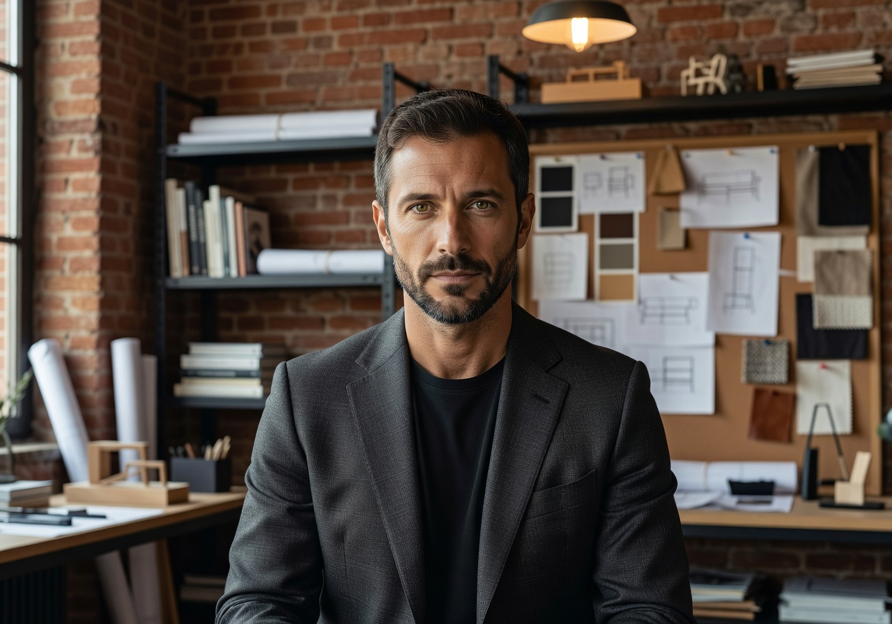 Portrait of Matteo Conti, lead designer