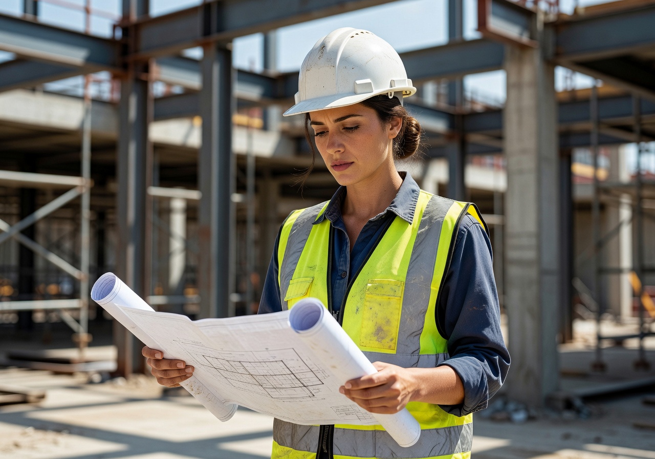 Portrait of Sofia Ricci, structural engineer